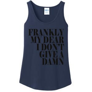 Frankly My Dear I DonT Give A Damn... Ladies Essential Tank