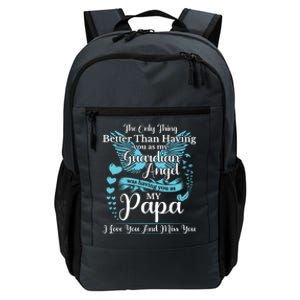 For My Dad In Heaven I Love You Miss You Memorial Day Gift Daily Commute Backpack