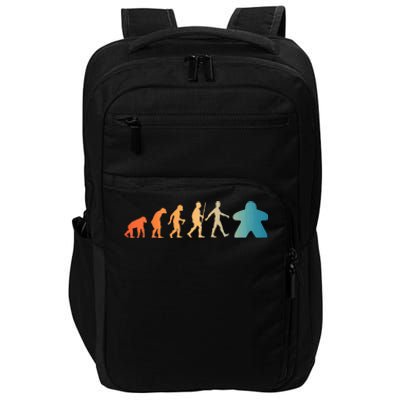 Funny Meeple Design Meeple Evolution Lovers Impact Tech Backpack