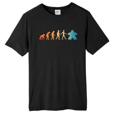 Funny Meeple Design Meeple Evolution Lovers Tall Fusion ChromaSoft Performance T-Shirt