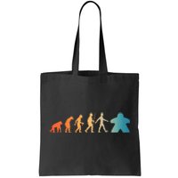 Funny Meeple Design Meeple Evolution Lovers Tote Bag