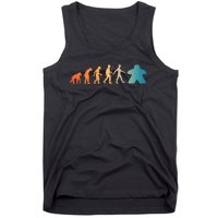 Funny Meeple Design Meeple Evolution Lovers Tank Top