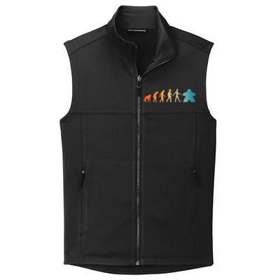 Funny Meeple Design Meeple Evolution Lovers Collective Smooth Fleece Vest