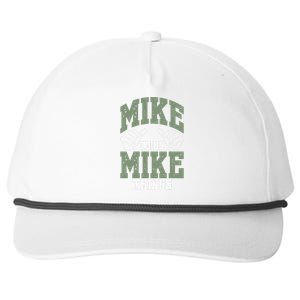 Funny Mike Doing Mike Things Mike Birthday Snapback Five-Panel Rope Hat