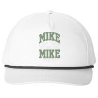 Funny Mike Doing Mike Things Mike Birthday Snapback Five-Panel Rope Hat