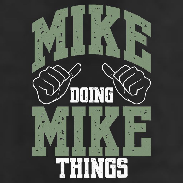 Funny Mike Doing Mike Things Mike Birthday Adult Drive Performance Visor