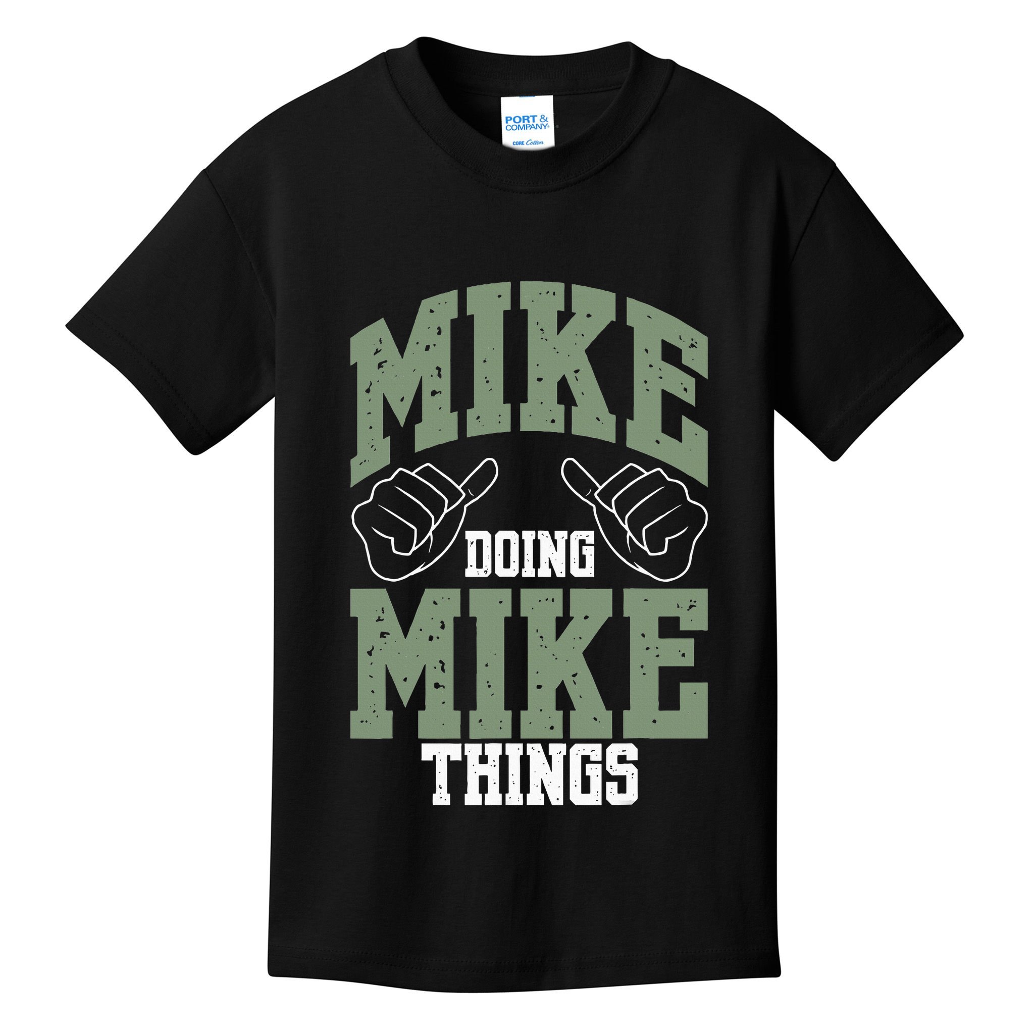 Funny Mike Doing Mike Things Mike Birthday Kids T-Shirt