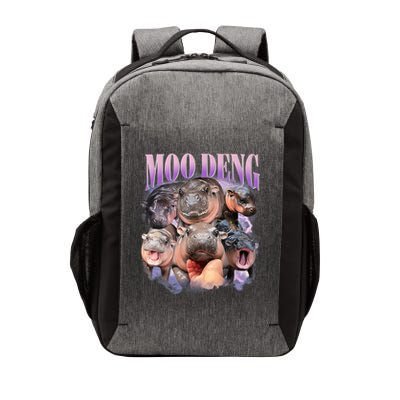 Funny Moo Deng Hippo Meme Baby Pygmy Cute Zoo Animal Lovers Vector Backpack
