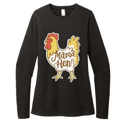 Funny Mother's Day Mama Hen Chicken Mom Farm Womens CVC Long Sleeve Shirt