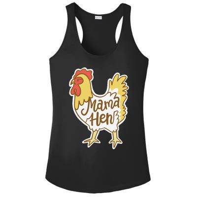 Funny Mother's Day Mama Hen Chicken Mom Farm Ladies PosiCharge Competitor Racerback Tank