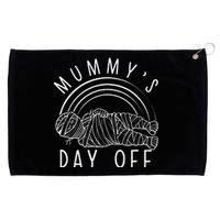 Funny MummyS Day Off Sarcophagus Ancient Egyptian Artifacts Grommeted Golf Towel