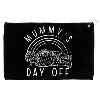 Funny MummyS Day Off Sarcophagus Ancient Egyptian Artifacts Grommeted Golf Towel