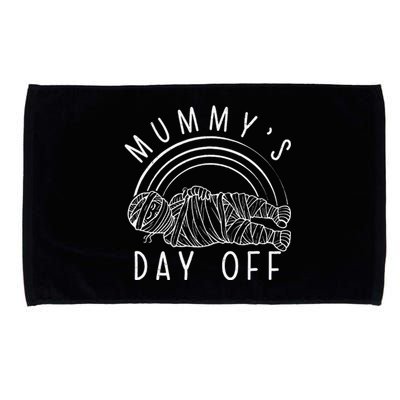 Funny MummyS Day Off Sarcophagus Ancient Egyptian Artifacts Microfiber Hand Towel