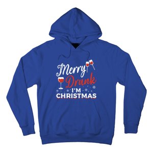 Funny Merry Drunk IM Christmas Merry IM Drunk Christmas Funny Gift Hoodie