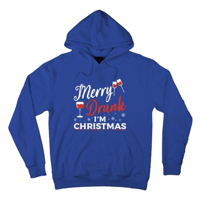 Funny Merry Drunk IM Christmas Merry IM Drunk Christmas Funny Gift Hoodie