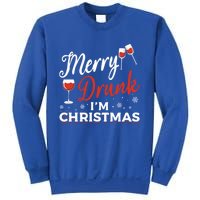 Funny Merry Drunk IM Christmas Merry IM Drunk Christmas Funny Gift Sweatshirt