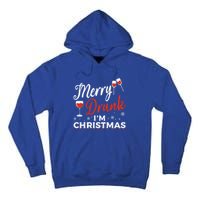 Funny Merry Drunk IM Christmas Merry IM Drunk Christmas Funny Gift Tall Hoodie