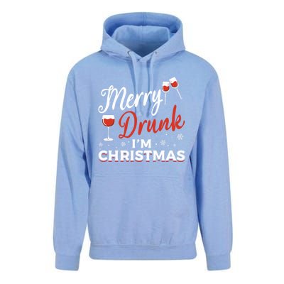 Funny Merry Drunk IM Christmas Merry IM Drunk Christmas Funny Gift Unisex Surf Hoodie