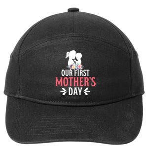 First MotherS Day Celebration Graphic 7-Panel Snapback Hat