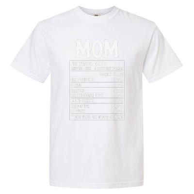 Funny Mother's Day Best Mother Ever Mom Nutrition Facts Garment-Dyed Heavyweight T-Shirt