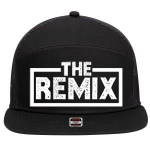 Family Matching Daughter Son The Original The Remix 7 Panel Mesh Trucker Snapback Hat