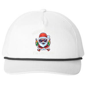 Funny Merry Drunk I´M Christmas Merry Christmas Cute Gift Snapback Five-Panel Rope Hat