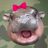 Funny Moo Deng Hippo Cute Baby Pygmy Coquette Legacy Tie Dye Trucker Hat