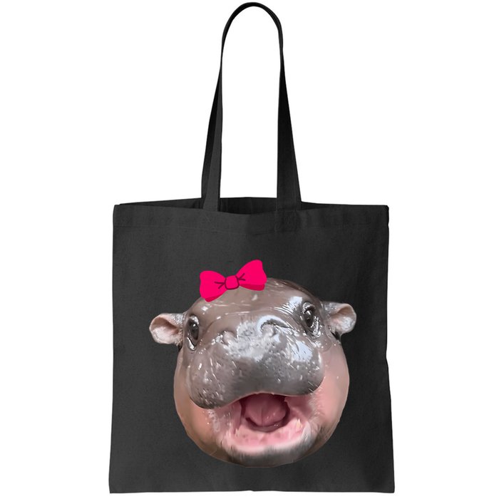 Funny Moo Deng Hippo Cute Baby Pygmy Coquette Bag