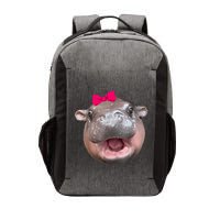 Funny Moo Deng Hippo Cute Baby Pygmy Coquette Vector Backpack