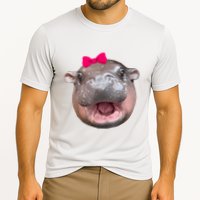 Funny Moo Deng Hippo Cute Baby Pygmy Coquette Cooling Performance Crew T-Shirt
