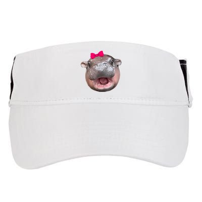 Funny Moo Deng Hippo Cute Baby Pygmy Coquette Adult Drive Performance Visor