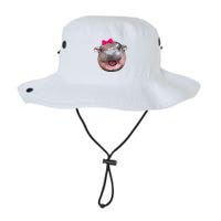 Funny Moo Deng Hippo Cute Baby Pygmy Coquette Bucket Hat