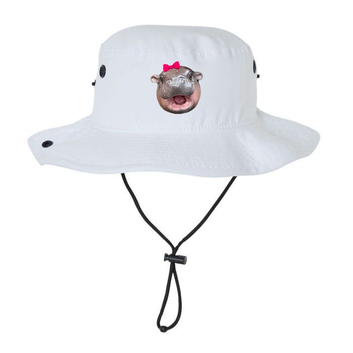Funny Moo Deng Hippo Cute Baby Pygmy Coquette Bucket Hat