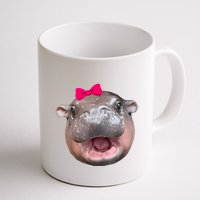 Funny Moo Deng Hippo Cute Baby Pygmy Coquette Mug