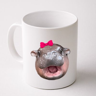 Funny Moo Deng Hippo Cute Baby Pygmy Coquette Mug