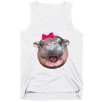 Funny Moo Deng Hippo Cute Baby Pygmy Coquette Tank Top