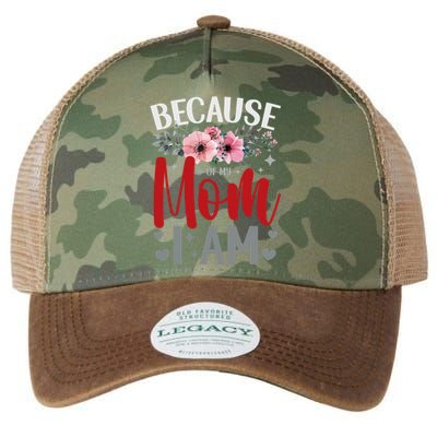 Floral MotherS Day Legacy Tie Dye Trucker Hat