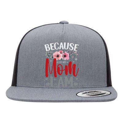 Floral MotherS Day Flat Bill Trucker Hat