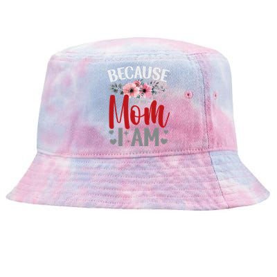 Floral MotherS Day Tie-Dyed Bucket Hat