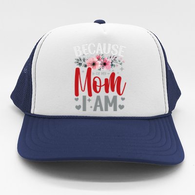 Floral MotherS Day Trucker Hat