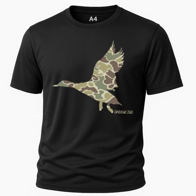 Flying Mallard Duck Camouflage Camo Duck Hunting Camo Hunter Performance Shirt