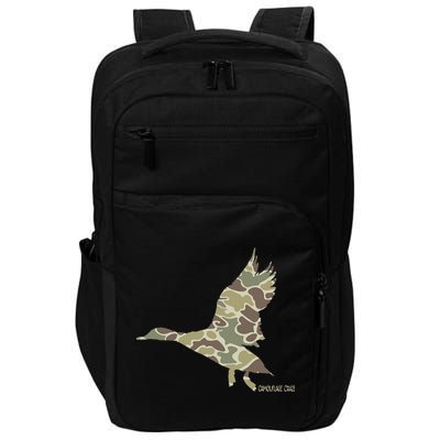 Flying Mallard Duck Camouflage Camo Duck Hunting Camo Hunter Impact Tech Backpack