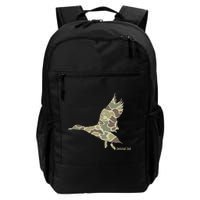 Flying Mallard Duck Camouflage Camo Duck Hunting Camo Hunter Backpack