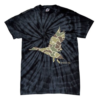Flying Mallard Duck Camouflage Camo Duck Hunting Camo Hunter Tie-Dye T-Shirt