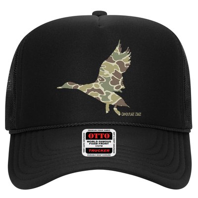 Flying Mallard Duck Camouflage Camo Duck Hunting Camo Hunter Trucker Hat