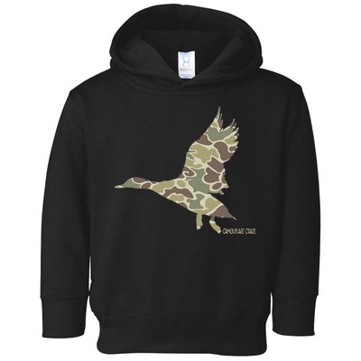 Flying Mallard Duck Camouflage Camo Duck Hunting Camo Hunter Toddler Hoodie