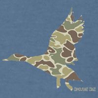 Flying Mallard Duck Camouflage Camo Duck Hunting Camo Hunter Garment-Dyed Sweatshirt