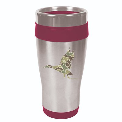 Flying Mallard Duck Camouflage Camo Duck Hunting Camo Hunter 16oz Travel Tumbler