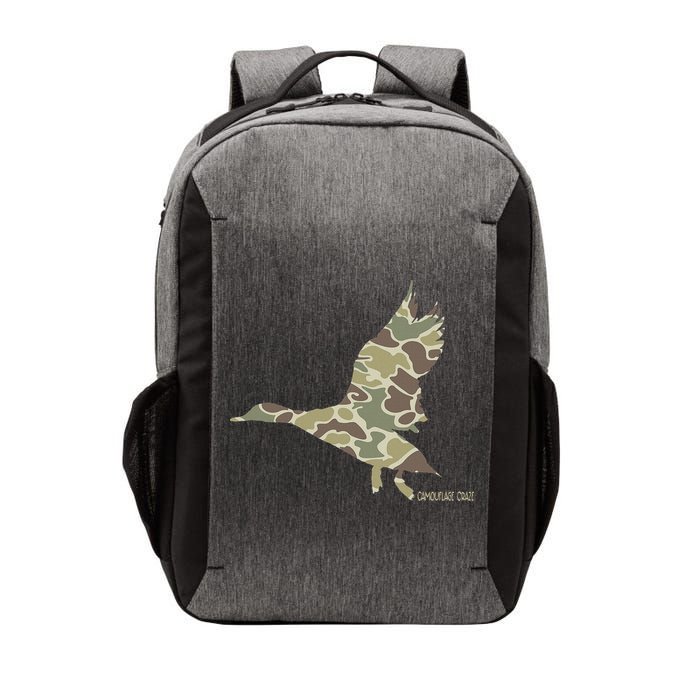 Flying Mallard Duck Camouflage Camo Duck Hunting Camo Hunter Vector Backpack