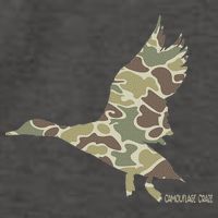 Flying Mallard Duck Camouflage Camo Duck Hunting Camo Hunter Vector Backpack